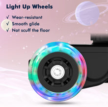 Load image into Gallery viewer, (Toys) Electric Wiggle Car/ANPABO 2 in 1 Wiggle Car Ride on Toy with Pedal/Adjustable Length/Light Up Wheels/Rechargeable Battery/Anti-Rollover Structure/Swing Car with Music for Kids 3 Years and Up