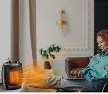 Load image into Gallery viewer, SOLD (Household/Office) Trustech Indoor Electric Space Heater 02/Desk Space Warmer/1500W/Ceramic/3 Modes/Tip-over & Overheat Protection/Small Portable Heater