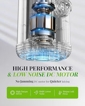 Load image into Gallery viewer, (Household) GDOR Compact Juicer Machines/Cold Press Juicer for Fruits & Vegetables/60NM DC Motor/Low Noise/20 Oz Juice Cup/Easy to Clean/BPA-free