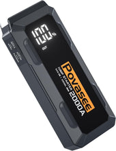 Load image into Gallery viewer, (Automotive) 5000A Jump Starter with Air Compressor/Portable Battery Jumper Starter with 150PSI Tire Inflator/12V Jump Box with LCD Display/Flashlight/Storage Case (2000A)