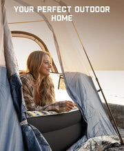 Load image into Gallery viewer, SOLD (Bedding) Fanttik OQ22 Pro Air Matress/Built-in Pump/22 Inches/One Button Inflation/720lb Support/Home/Outdoors/Sleepover/Queen/Black