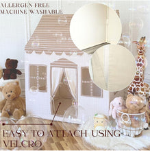 Load image into Gallery viewer, SOLD (Toys) LiCosmo Extra Large Cotton Kids Play Tent(50x43x63) with Carry Bag/33ft Battery Lights/3 Windows/Outside Pocket/Tent for Kids | Baby Tent/CPSC Certified