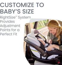 Load image into Gallery viewer, SOLD (Children) Britax Willow Brook S+ Baby Travel System/Infant Car Seat and Stroller Combo with Alpine Base/ClickTight Technology/SafeWash Insert and Cover/Glacier Onyx