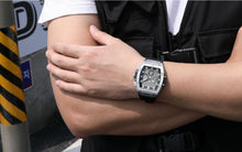 Load image into Gallery viewer, (Jewelry) Baitinge Mens Luxury Tonneau Square Wrist Watch/Sapphire Crystal Japan Quartz Movement Chronograph 50M
