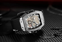 Load image into Gallery viewer, (Jewelry) Baitinge Mens Luxury Tonneau Square Wrist Watch/Sapphire Crystal Japan Quartz Movement Chronograph 50M