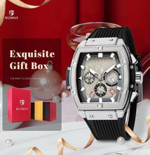Load image into Gallery viewer, (Jewelry) Baitinge Mens Luxury Tonneau Square Wrist Watch/Sapphire Crystal Japan Quartz Movement Chronograph 50M