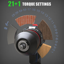 Load image into Gallery viewer, (Household) INSPIRITECH 20V Cordless Drill Set/Brushless Power Drill Set with 3.0Ah Battery and Charger/3.8-Inch Metal Chuck Electric Drill Driver/22 Torque Setting/Drill-Driver Bits and Tool Bag Included