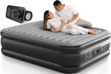 Load image into Gallery viewer, (Bedding) Queen Air Mattress with Built in Pump/18 Inch High/3 Minutes Inflate/Deflate/Indoor and Outdoor
