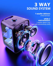 Load image into Gallery viewer, (Electronics) Tronsmart Halo 200 Bluetooth Speaker/Powerful Sound/Deep Bass/Party Sync/5 Lighting Modes/Custom EQ & Lights/18H Playtime/Supports Mic & Guitar