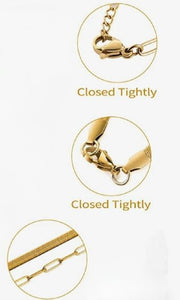 (Jewelry) Gxlilp Layered Choker Necklaces for Women/14K Gold Plated Layering Necklaces/Snake Chain Charm Necklaces/Snake Chains Paperclip Layered Chains/Necklaces for Girls-Women
