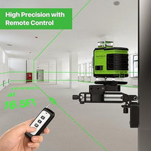 Load image into Gallery viewer, (Household) MAITHEUO 16 Line Self Leveling Laser Level/4 x 360°/100FT High Brightness/Remote Control/Rechargeable Battery(30 Hrs)/Construction/Home
