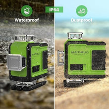 Load image into Gallery viewer, (Household) MAITHEUO 16 Line Self Leveling Laser Level/4 x 360°/100FT High Brightness/Remote Control/Rechargeable Battery(30 Hrs)/Construction/Home
