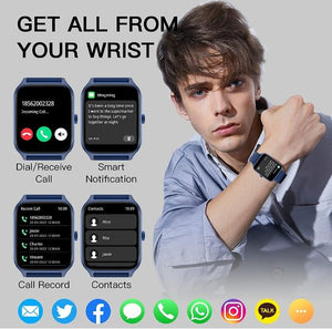 SOLD (Jewelry) Ypaddbu Smart Watch for Women & Men/1.96" Full Touch Screen/Android & iOS Phones/Fitness Smart Watch with Heart Rate Blood Oxygen Monitor/100+ Sport Modes/Ai Voice