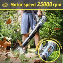 Load image into Gallery viewer, SOLD (Lawn &amp; Garden) WeGofly 500 CFM Cordless Leaf Blower/2 x 21V 6.0Ah Battery and Charger
