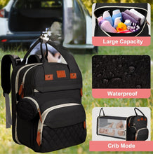 Load image into Gallery viewer, (Children) Arrozon 3 in 1 Diaper Bag Backpack/For Boys or Girls/Waterproof Travel Baby Bag with Changing Station
