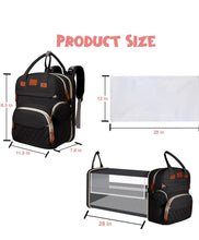 Load image into Gallery viewer, (Children) Arrozon 3 in 1 Diaper Bag Backpack/For Boys or Girls/Waterproof Travel Baby Bag with Changing Station
