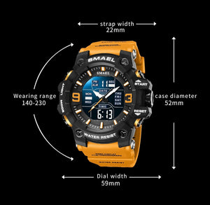 (Jewelry) SMAEL 8049 Sports Watch/Waterproof/Men Digital Watch
