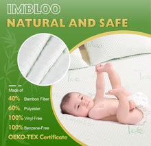 Load image into Gallery viewer, (Bedding) IMBLOO 100% Waterproof California King Mattress Protector/Bamboo 3D Air Fabric Mattress Cover/Breathable Cooling Mattress Pad Cover/Soft Noiseless Vinyl Free Machine Washable/8&#39;&#39;-21&#39;&#39; Deep Pocket
