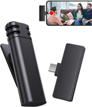 Load image into Gallery viewer, (Electronics) Wireless Mini Lavalier Microphone for Type-C Phone/Android, Laptop, Plug-Play USB-C
