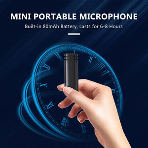 (Electronics) Wireless Mini Lavalier Microphone for Type-C Phone/Android, Laptop, Plug-Play USB-C
