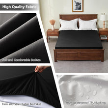 Load image into Gallery viewer, (Bedding) Inooro Full Mattress Protector Waterproof/Breathable Noiseless Bed Cover with Deep Pocket/6&quot;-18&quot;/Machine Washable Mattress Cover/54&#39;&#39; X 76&#39;&#39;

