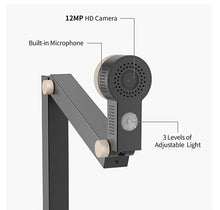 Load image into Gallery viewer, (Electronics) CZUR Fancy S Pro 12MP USB Document Camera/4K Webcam with Microphone and LED Light/Up to 60fps/Auto Focus/For Remote Teaching, Live Streaming, Web Conference/Mac and Windows
