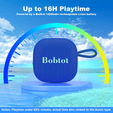 Load image into Gallery viewer, (Electronics) Bobtot Portable Wireless Bluetooth Speakers/IPX7 Waterproof/16 Hours of Playtime/10W Peak Stereo Sound/Built-in Mic/Lanyard
