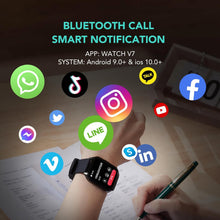 Load image into Gallery viewer, (Jewelry) SKG Smartwatch (Answer/Make Call) 1.95&quot; Smartwatch for Android-iPhone/123+ Sports Fitness Tracker/IP68 Waterproof
